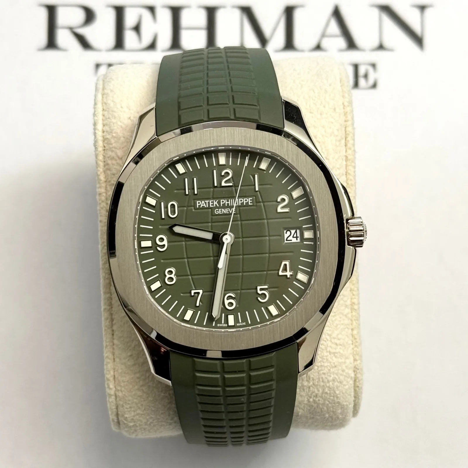 Patek Philippe Aquanaut Jumbo White Gold 5168G