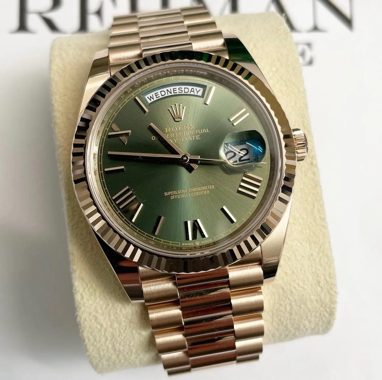 Rolex Day-Date Everose Green