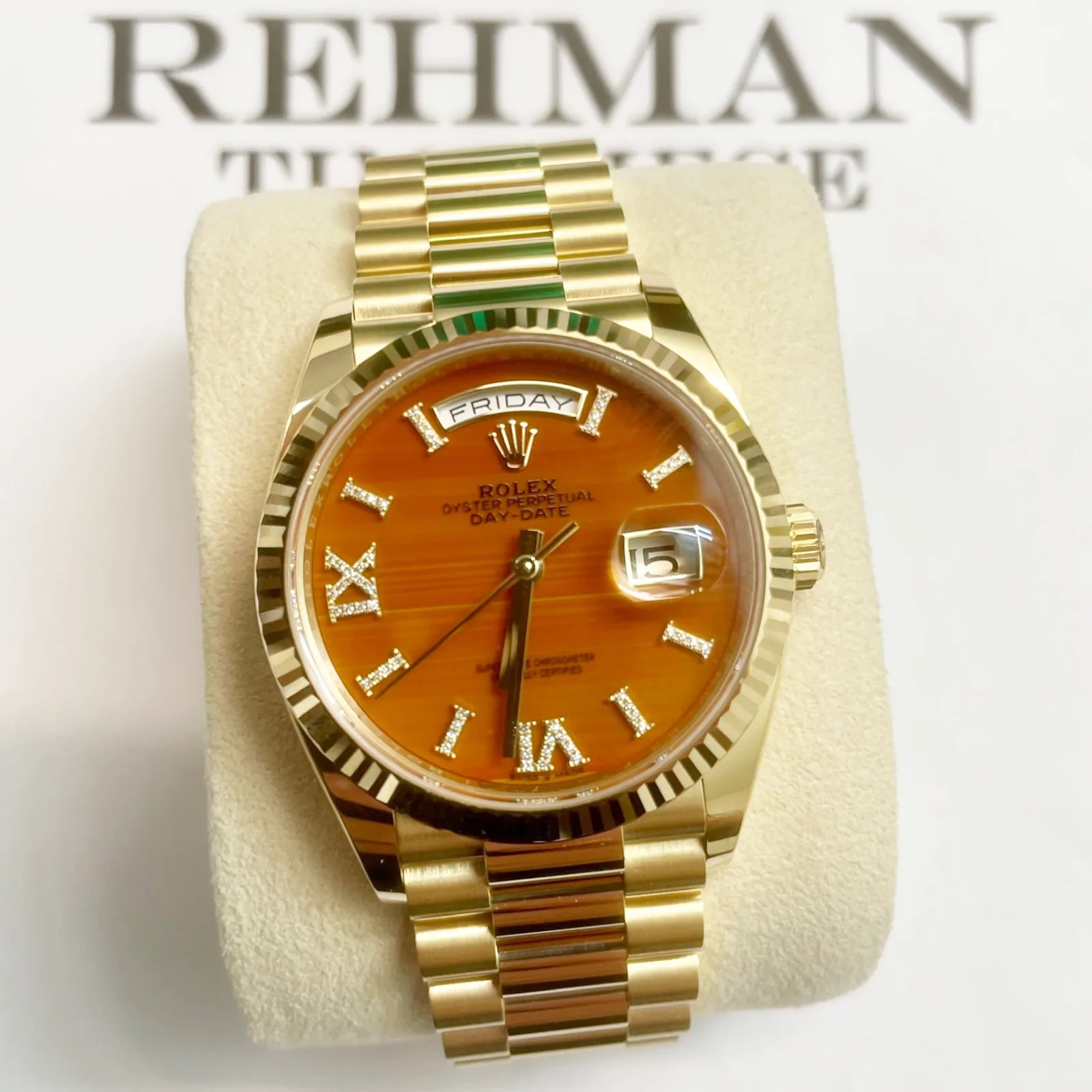 Rolex Day-Date Carnelian