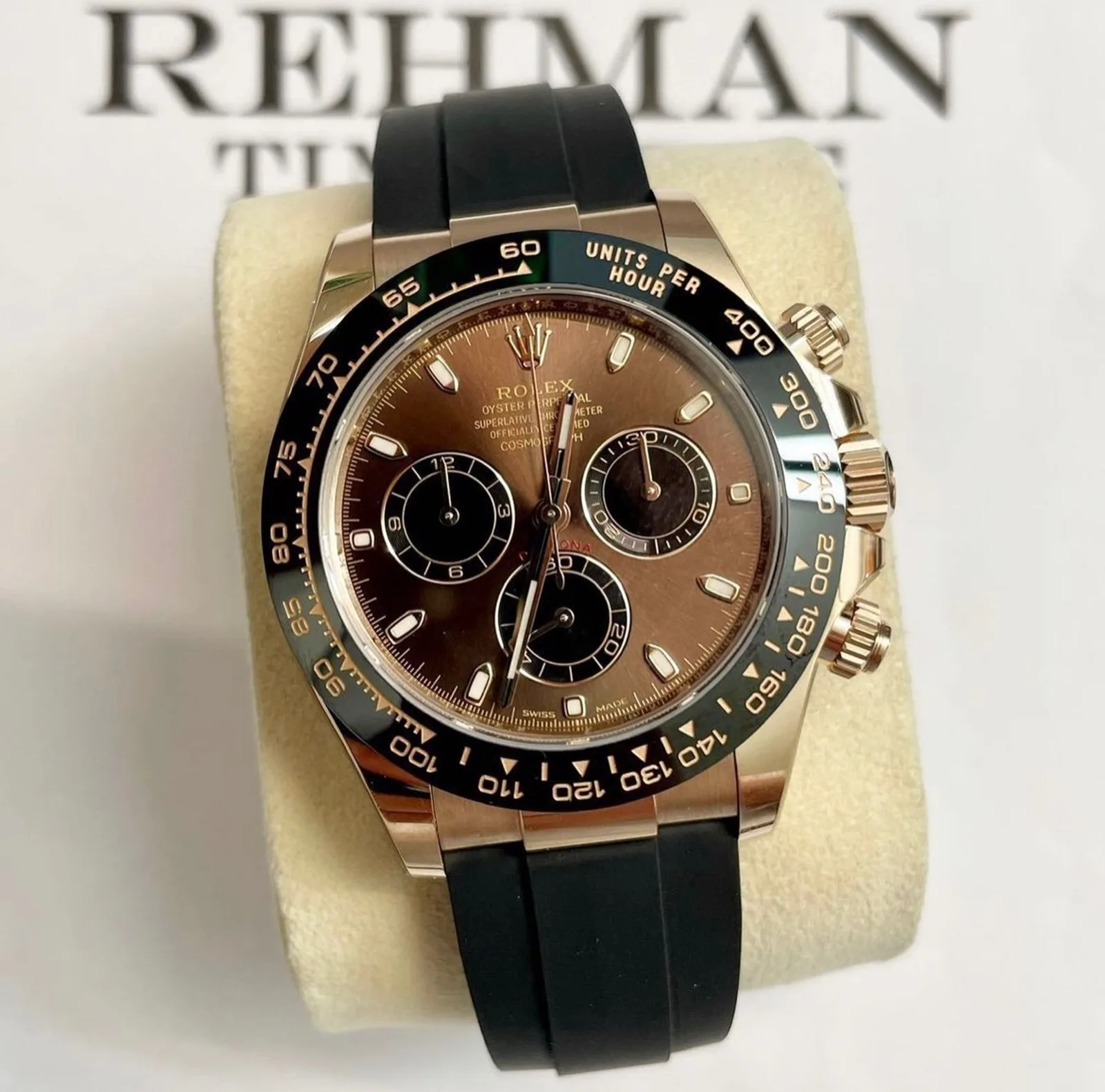 Rolex Daytona Oysterflex Chocolate