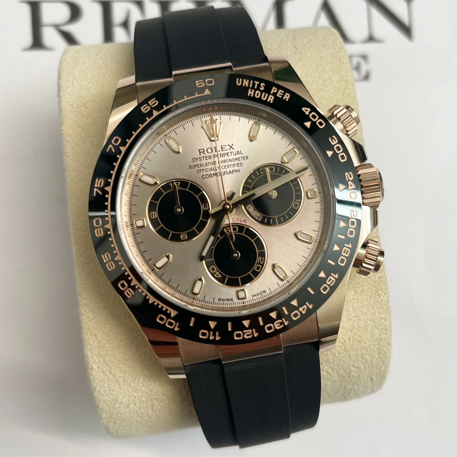 Rolex Daytona Everose Oysterflex Sundust