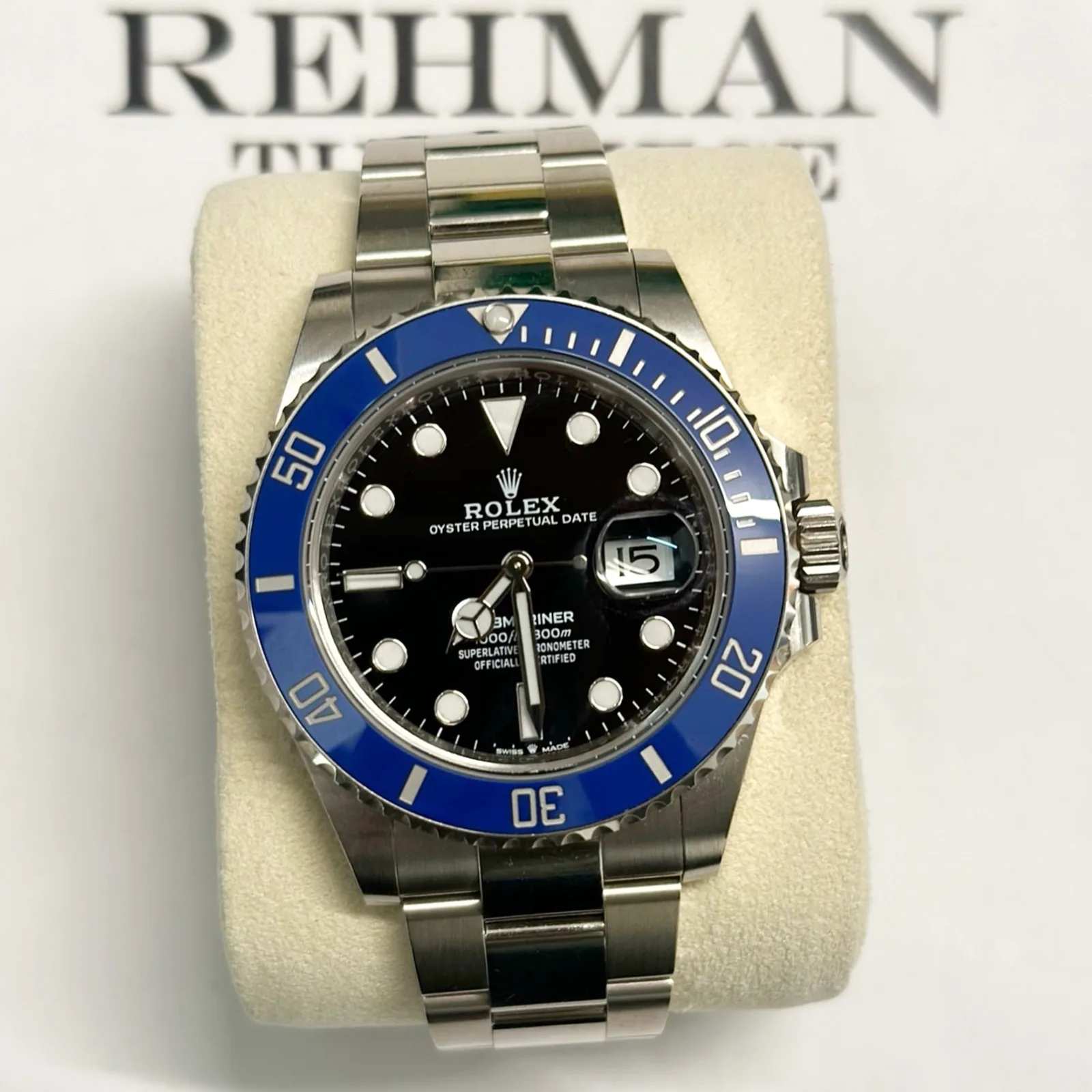 Rolex Submariner White Gold «Blueberry»